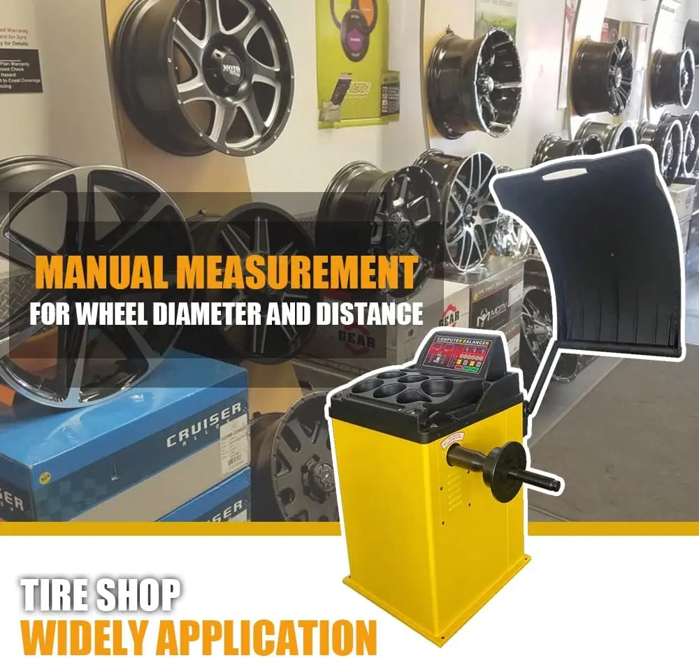 Economic Tire Changer and Wheel Balancer Combo with Rear-Tilt System, 110V for 10-26" Rims, Value Tire Service Package for Professional Use - Image 7