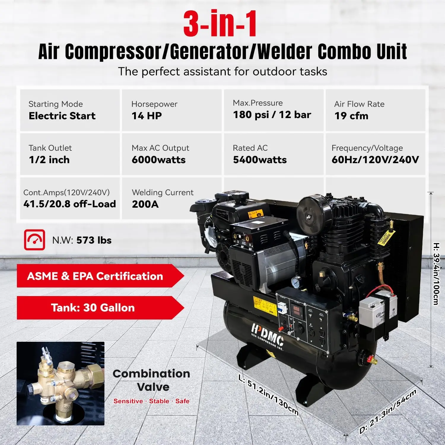 Gas Powered Air Compressor - Image 2