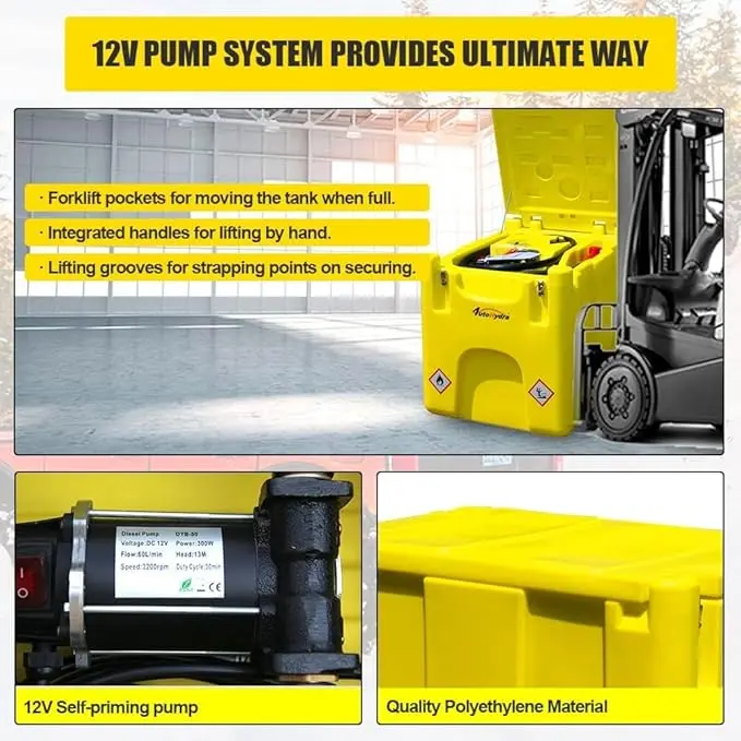 Portable Fuel Transfer Tanks with PE Diesel Tank System - Image 5