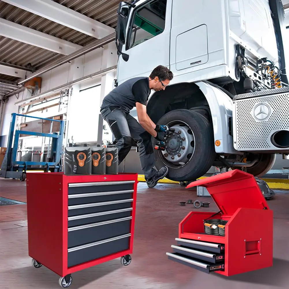 Heavy Duty Rolling Tool Chests and Cabinets Combo - Image 11