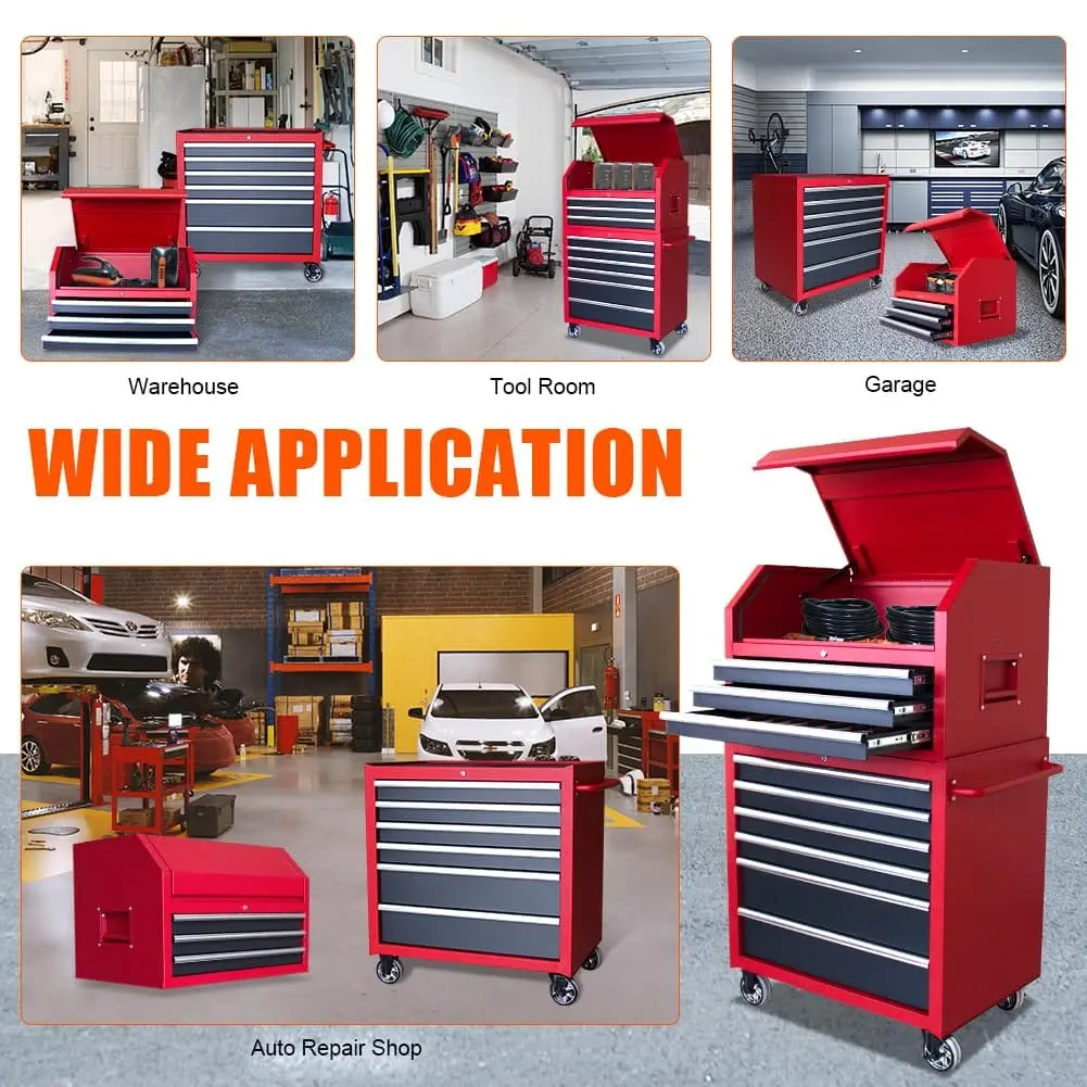 Heavy Duty Rolling Tool Chests and Cabinets Combo - Image 18