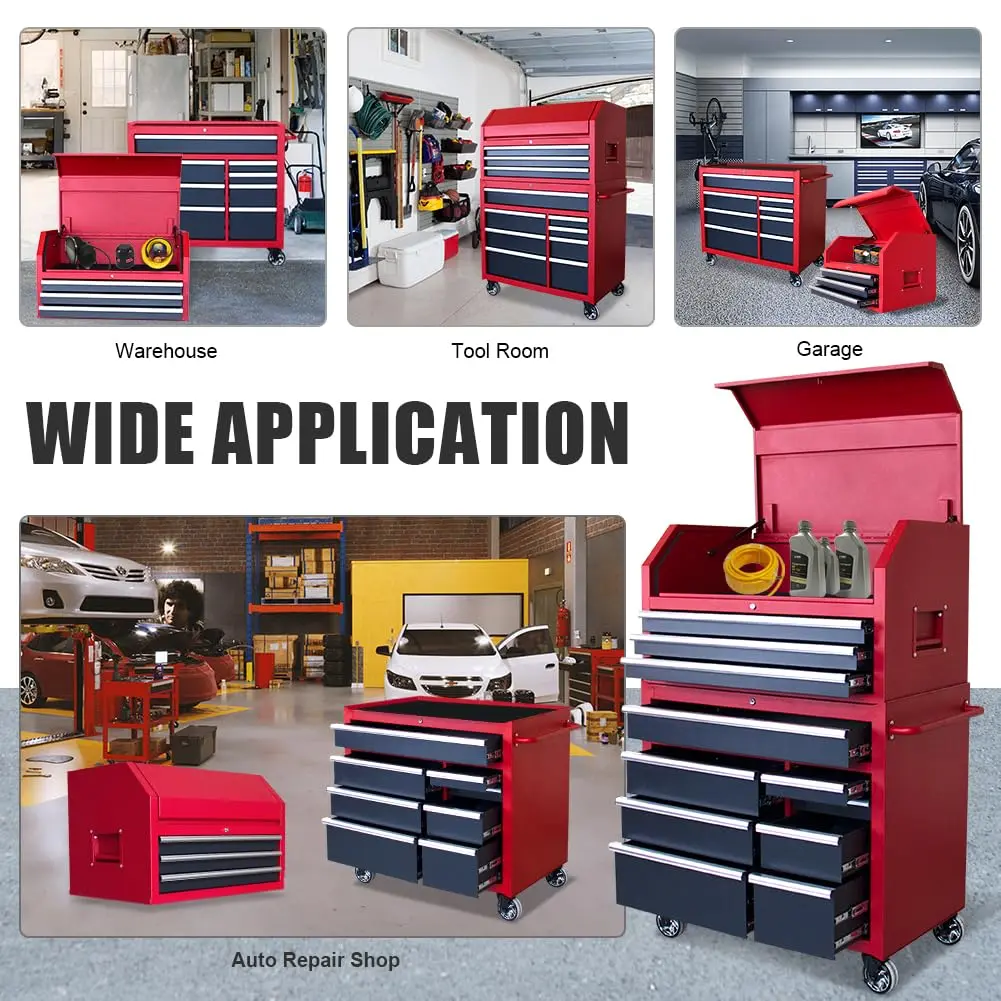 Heavy Duty Rolling Tool Chests and Cabinets Combo - Image 9