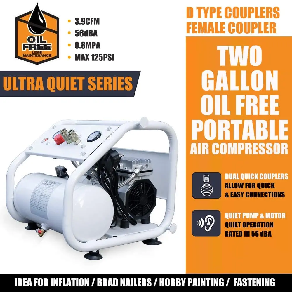 Oil-Less Portable Air Compressor - Image 10