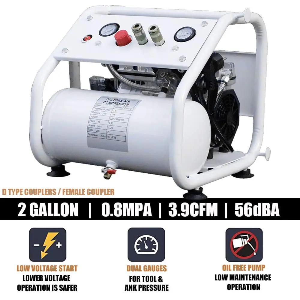 Oil-Less Portable Air Compressor - Image 12