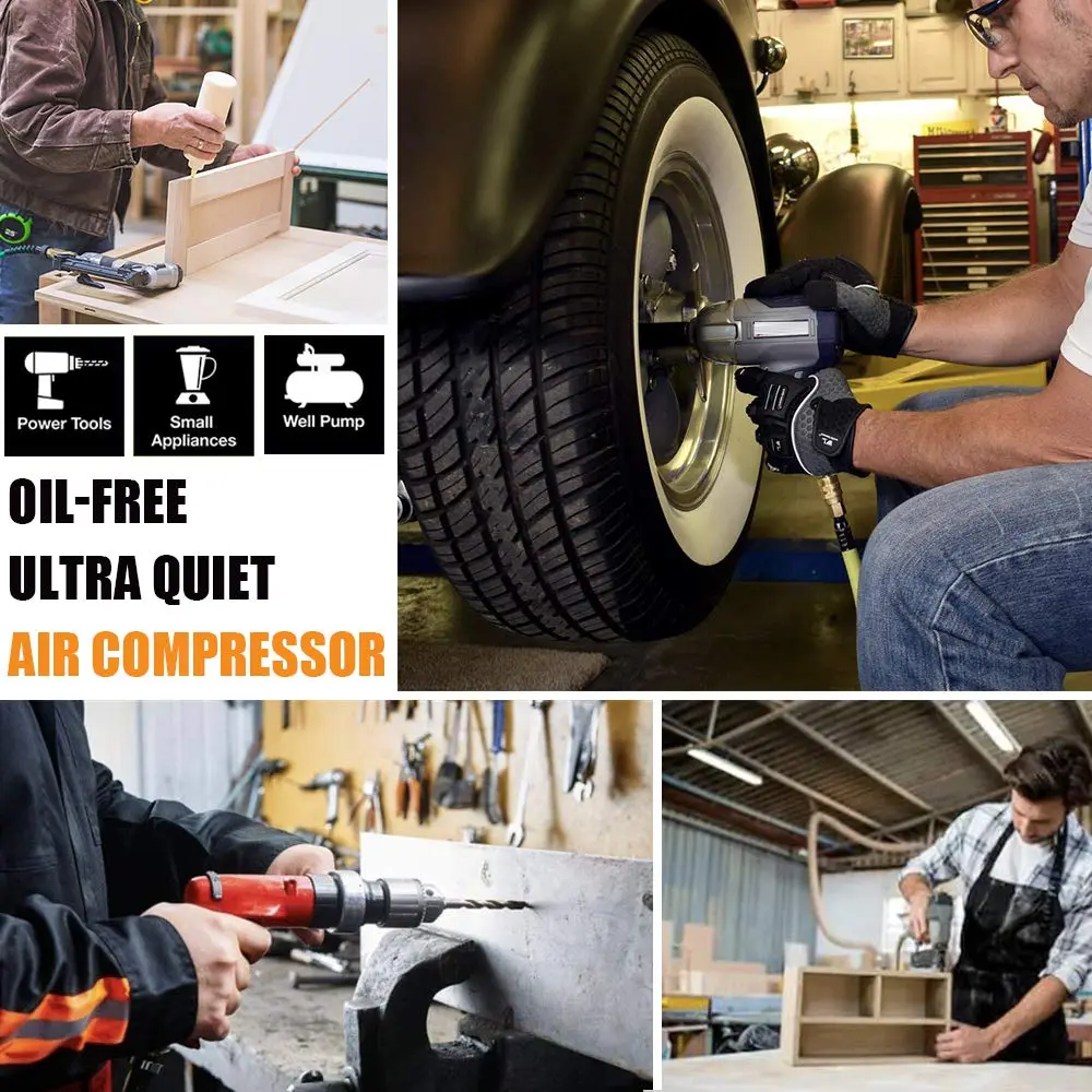 Oil-Less Portable Air Compressor - Image 15