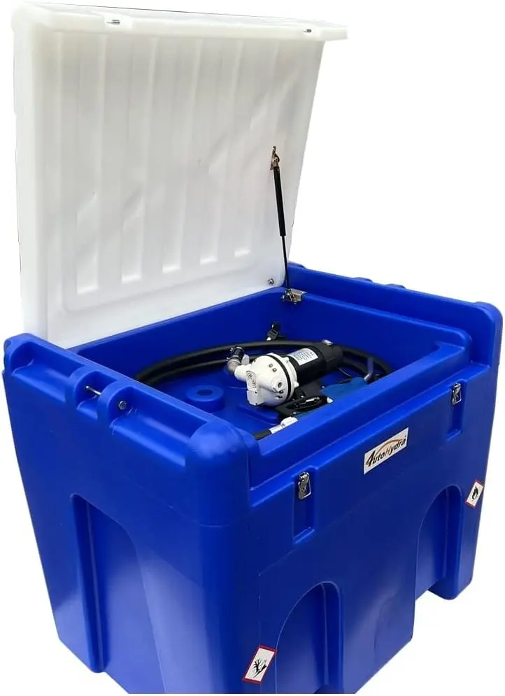 Heavy Duty DEF Tank 114 Gallon Diesel Exhaust Fluid Transfer System with 12V DC Pump - Image 7