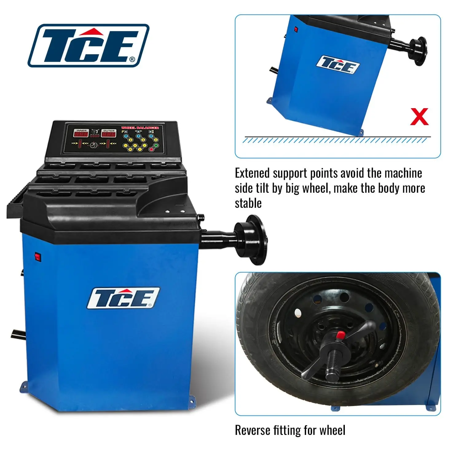 TCE 3 Foot Plate Tire Changer & Wheel Balancer Machine Combo, 2 Year Warranty, TRJR-BTJ3+TRJR-PHJ - Image 9