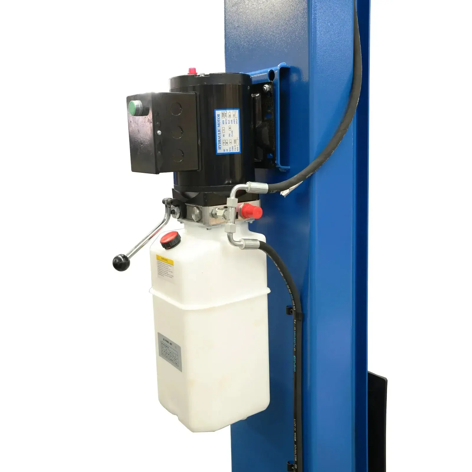TCE 2-Post Car Lift, 220V, 10,000 lb Capacity, Foot Plate, Auto Truck Hoist Equipment with Adapters, 2-Year Warranty, TRJR-245LC - Image 7