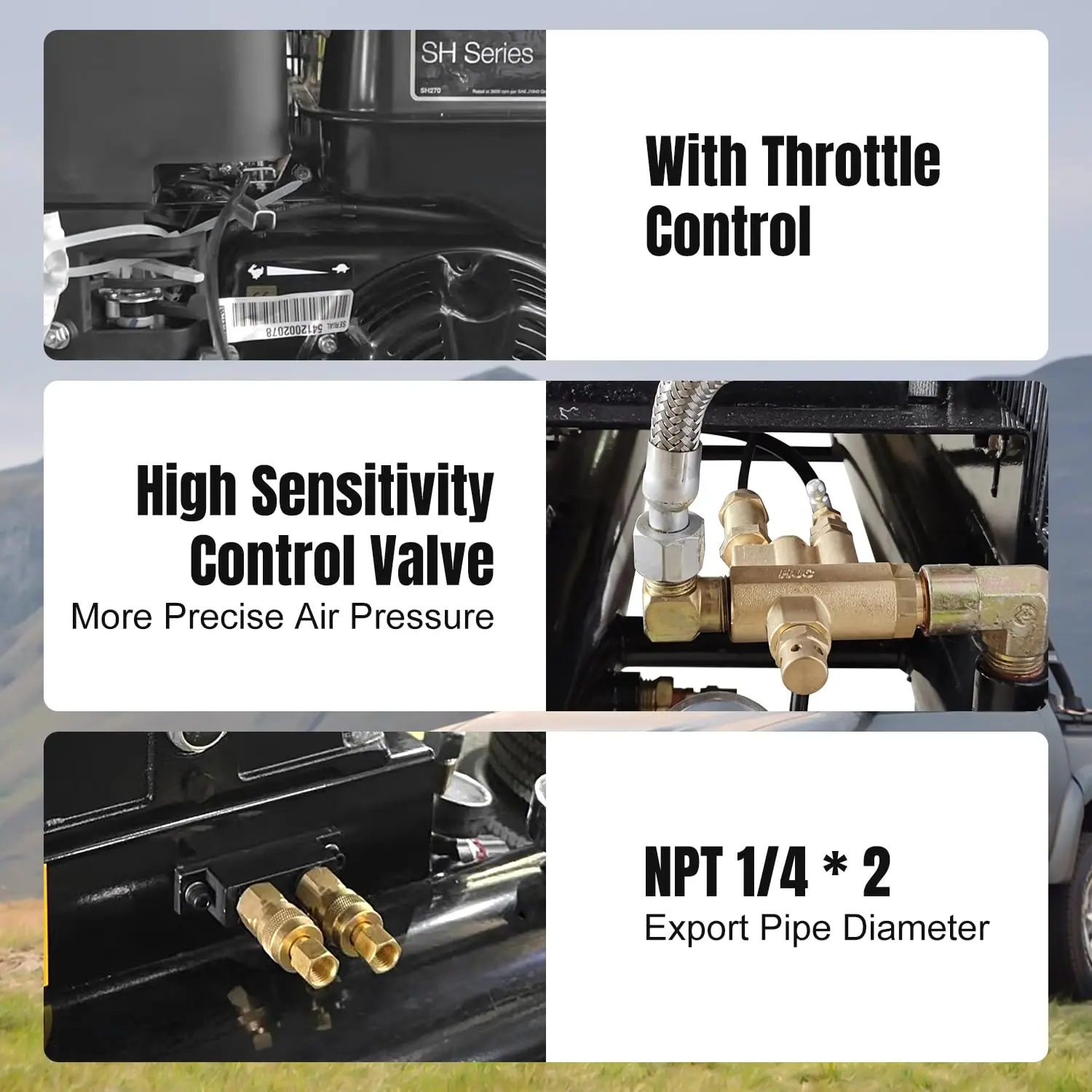 Portable Gasoline-Powered Air Compressor - Image 16