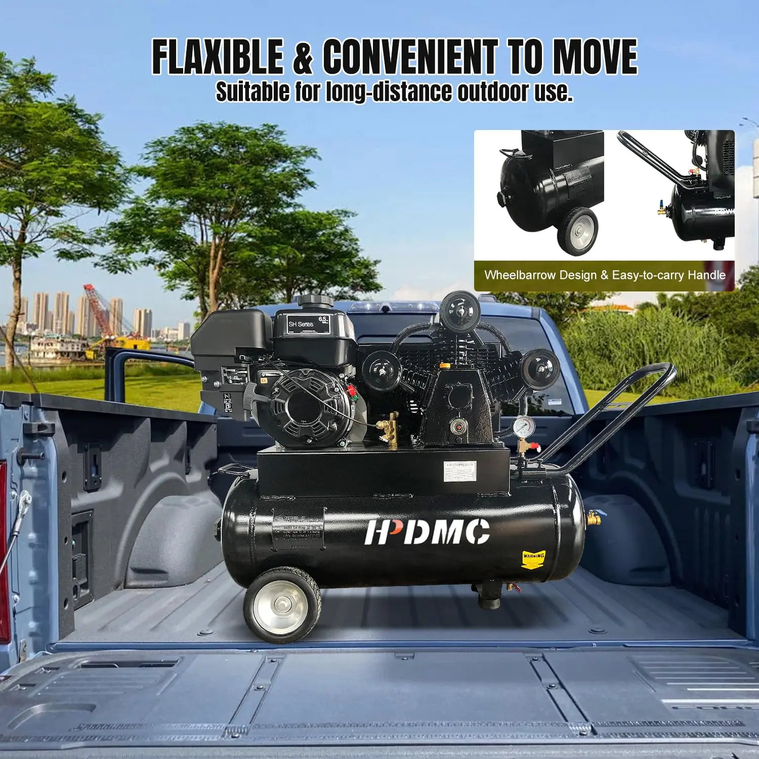 Portable Gasoline-Powered Air Compressor - Image 22