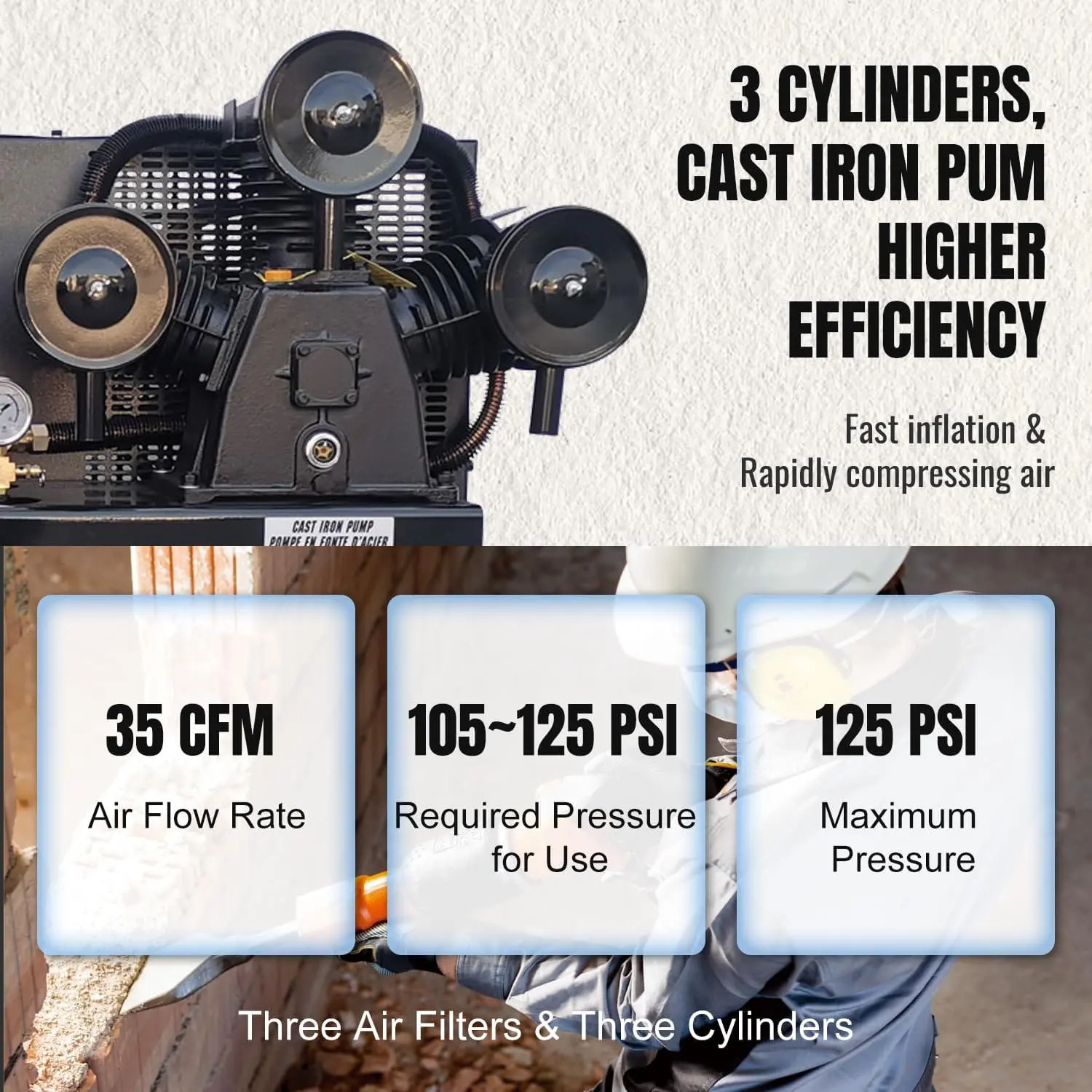 Portable Gasoline-Powered Air Compressor - Image 26