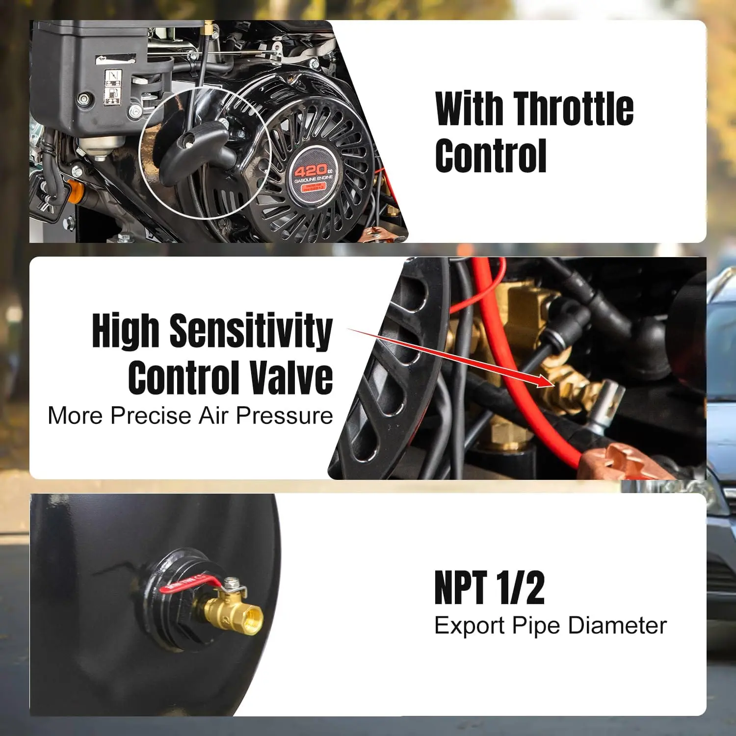 Portable Gasoline-Powered Air Compressor - Image 27