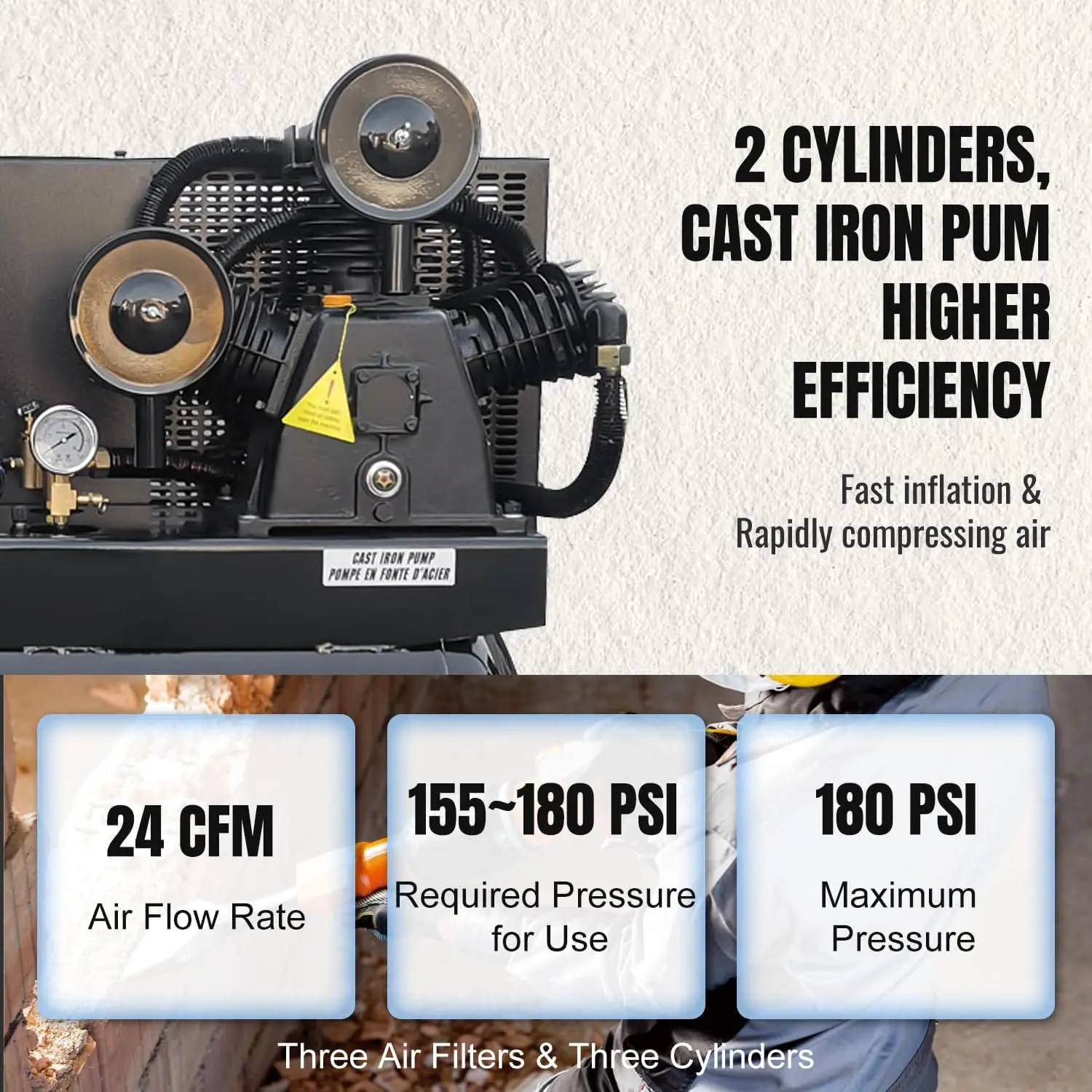 Portable Gasoline-Powered Air Compressor - Image 8