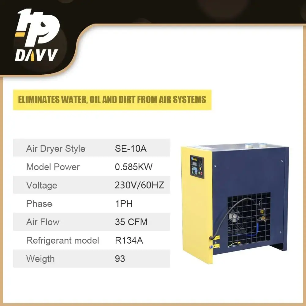 Refrigerated Air Dryer for AIR Compressor Compressed AIR Systems Industrial Refrigerated Compressed Air Dryer - Image 15