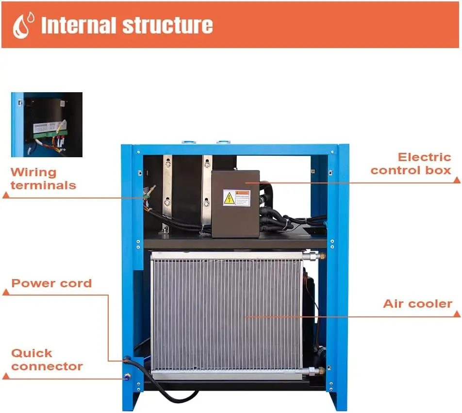 Refrigerated Air Dryer for AIR Compressor Compressed AIR Systems Industrial Refrigerated Compressed Air Dryer - Image 27