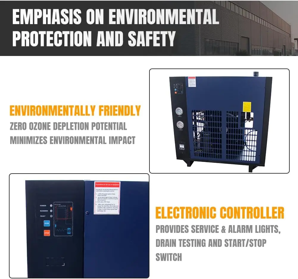 Refrigerated Air Dryer for AIR Compressor Compressed AIR Systems Industrial Refrigerated Compressed Air Dryer - Image 37