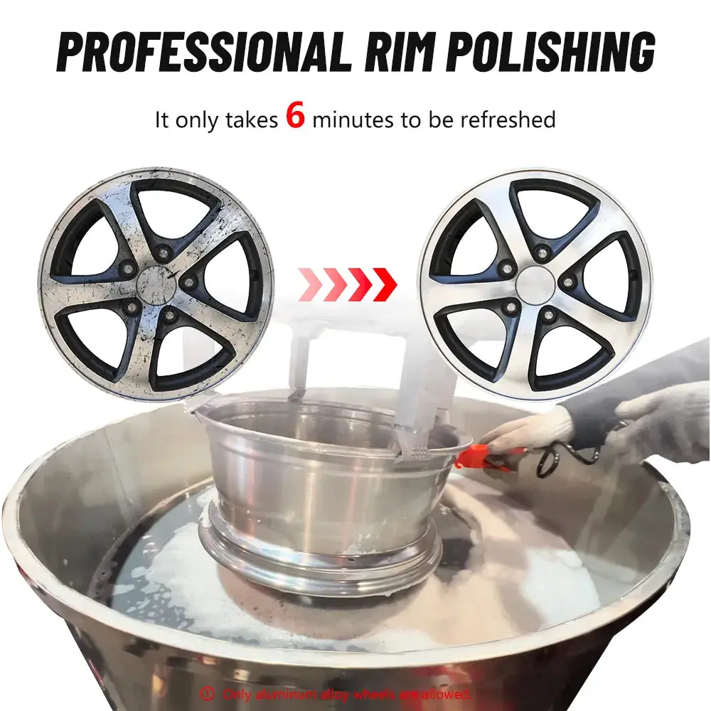 Rim Polishing Machine Wheel Cleaning Grinding Derust Repair Machine RPM-80 - Image 9