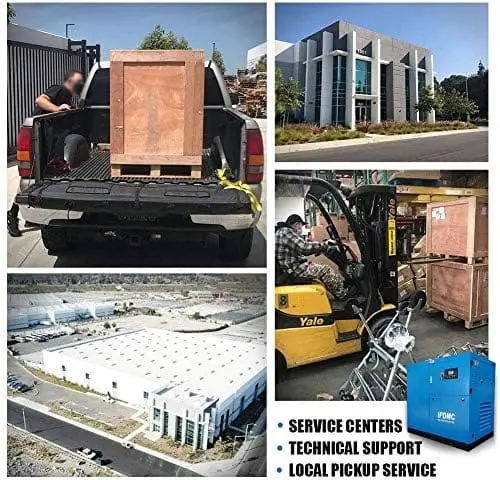 Rotary Screw Air Compressor Variable Speed Drive Heavy Duty Air Compressed System for Small Machining & Fabrication Workshops, Automotive - Image 25