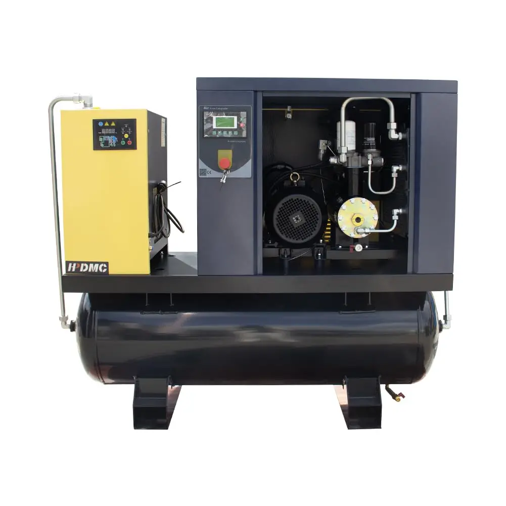 Rotary Screw Air Compressor Variable Speed Drive Heavy Duty Air Compressed System for Small Machining & Fabrication Workshops, Automotive - Image 51