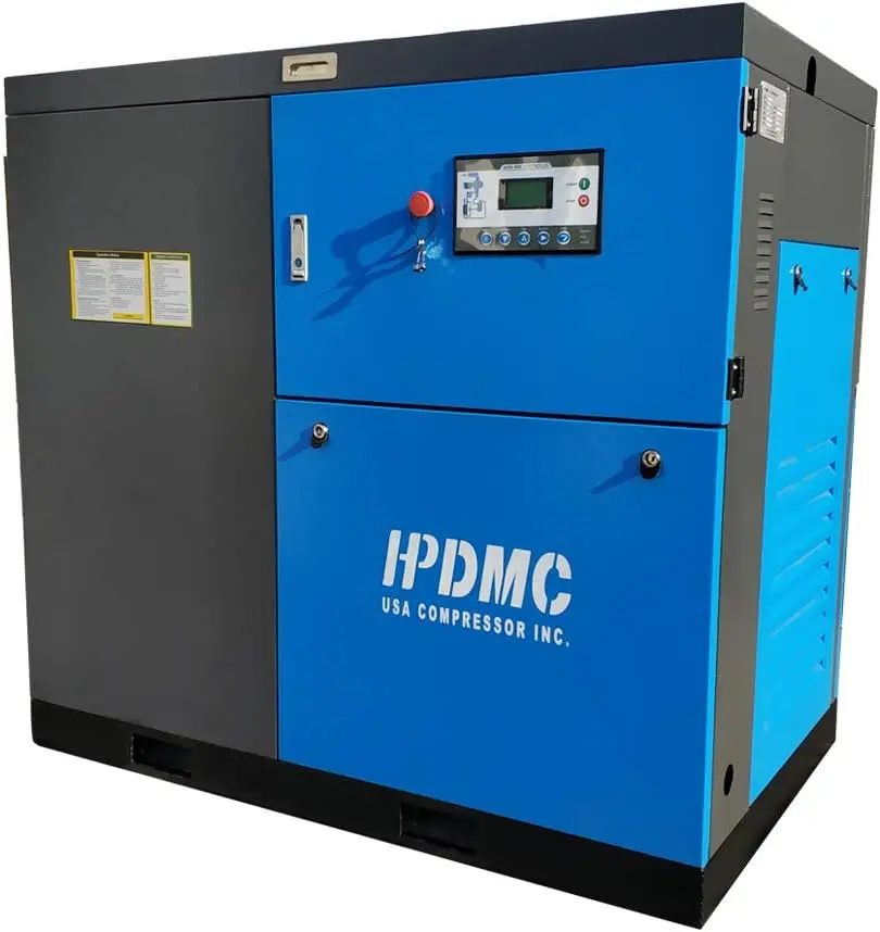Rotary Screw Air Compressor Variable Speed Drive Heavy Duty Air Compressed System for Small Machining & Fabrication Workshops, Automotive - Image 9