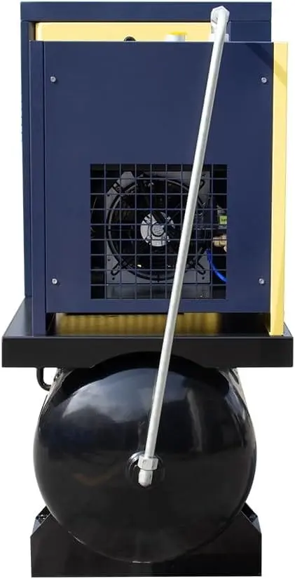Rotary Screw Air Compressor with Tank, Heavy-Duty Compressed Air System for Small Machining and Fabrication Workshops, Automotive Use - Image 7
