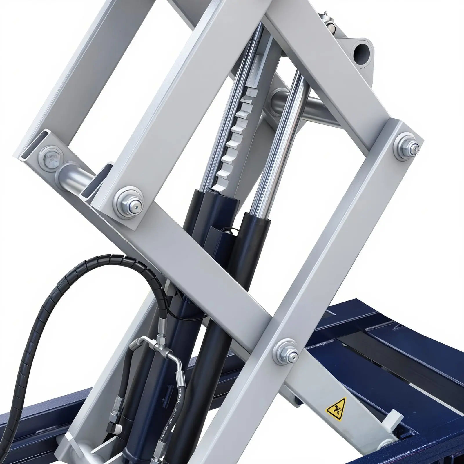 TCE 1.5Ton/3300lbs Electric Scissor Lift Table Cart for New Energy Vehicles, 3-Year Warranty, ATDP15003-BL - Image 6