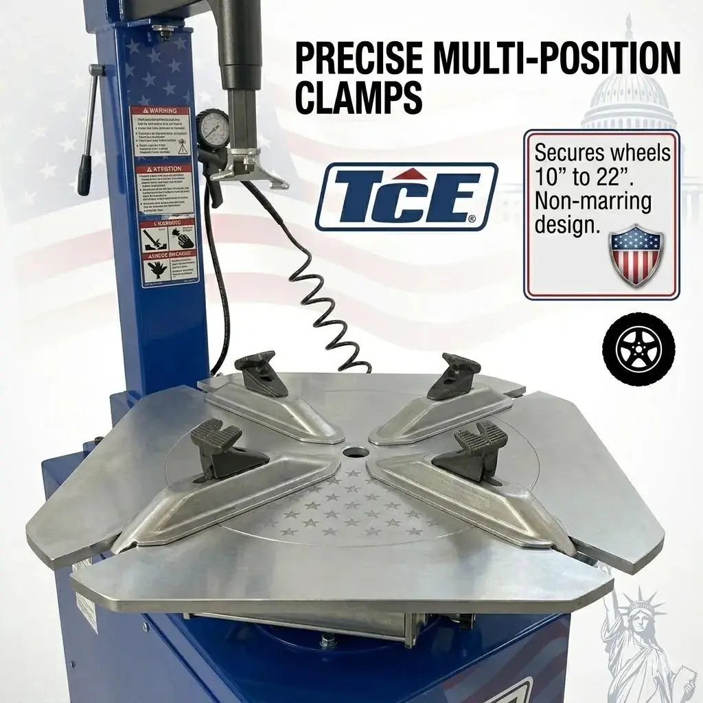 TCE 3 Pedals 39 inch Tire Changer Wheel Changers Balancer Machine Combo,110V, 2 Year Warranty, JUNY-BTJ3+JUNY-PHJ - Image 16