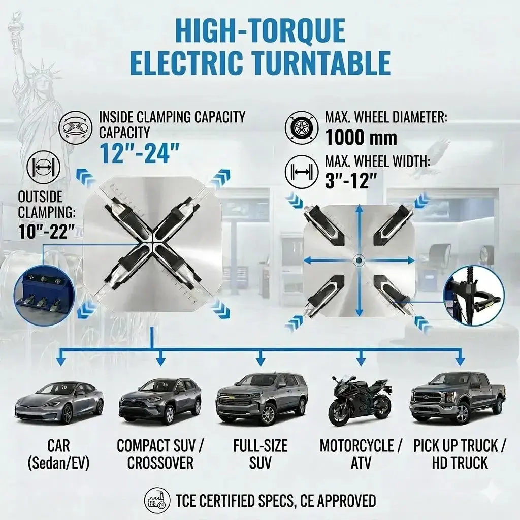TCE 3 Pedals 39 inch Tire Changer Wheel Changers Balancer Machine Combo,110V, 2 Year Warranty, JUNY-BTJ3+JUNY-PHJ - Image 17