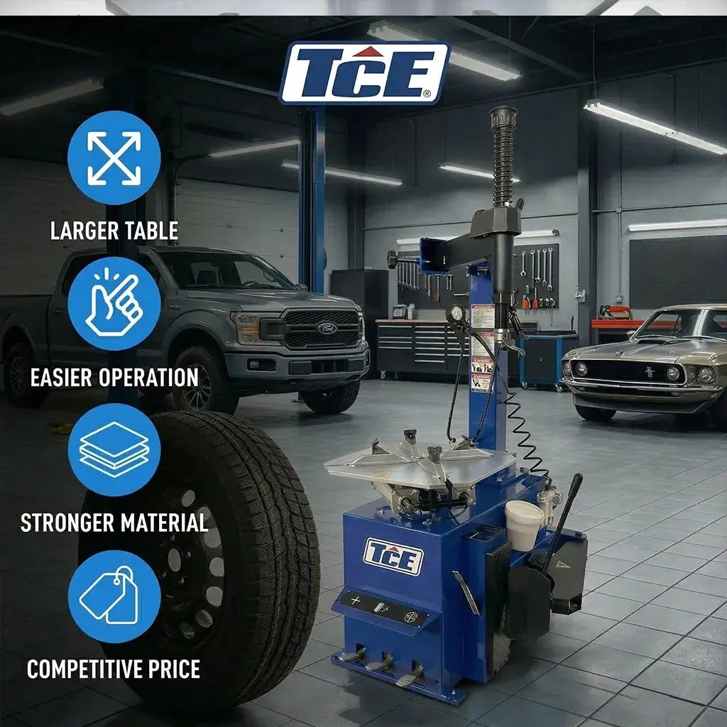 TCE 3 Pedals 39 inch Tire Changer Wheel Changers Balancer Machine Combo,110V, 2 Year Warranty, JUNY-BTJ3+JUNY-PHJ - Image 4