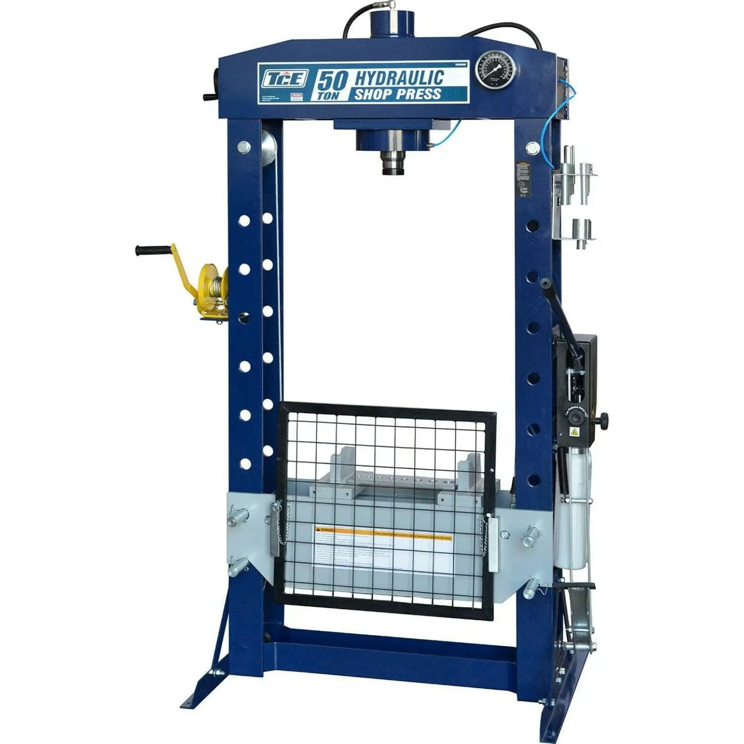 TCE 50 Ton Hydraulic Manual Shop Press, 2-Year Warranty, TY50030