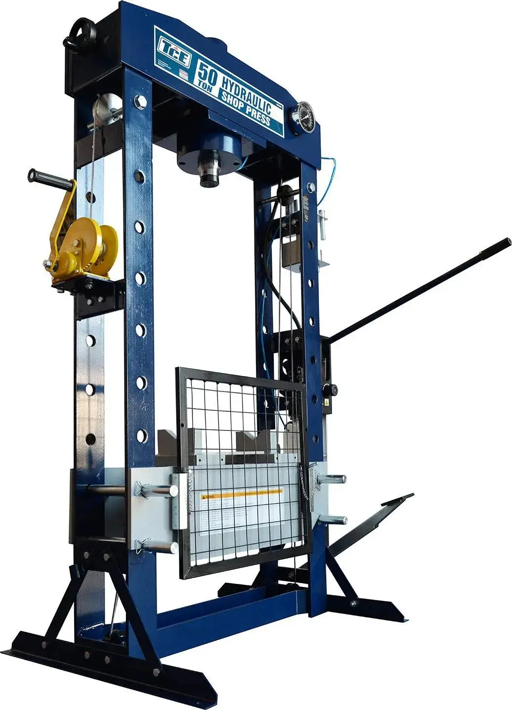 TCE 50 Ton Hydraulic Manual Shop Press, 2-Year Warranty, TY50030 - Image 2