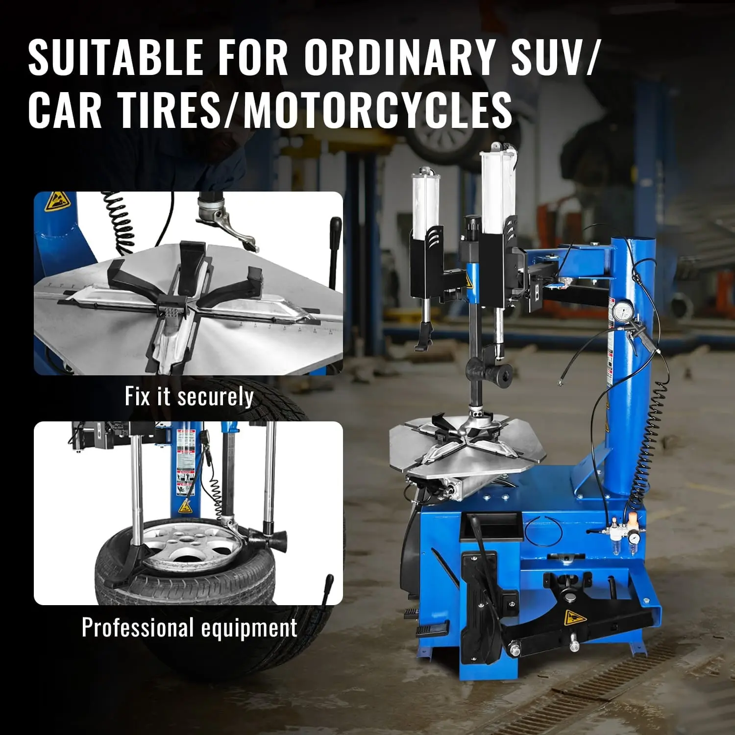 TCE Tire Changer with Assist Arms & Wheel balancer Machine Combo, 2 Year Warranty, TRJR-BTJ5F+TRJR-PHJ - Image 13