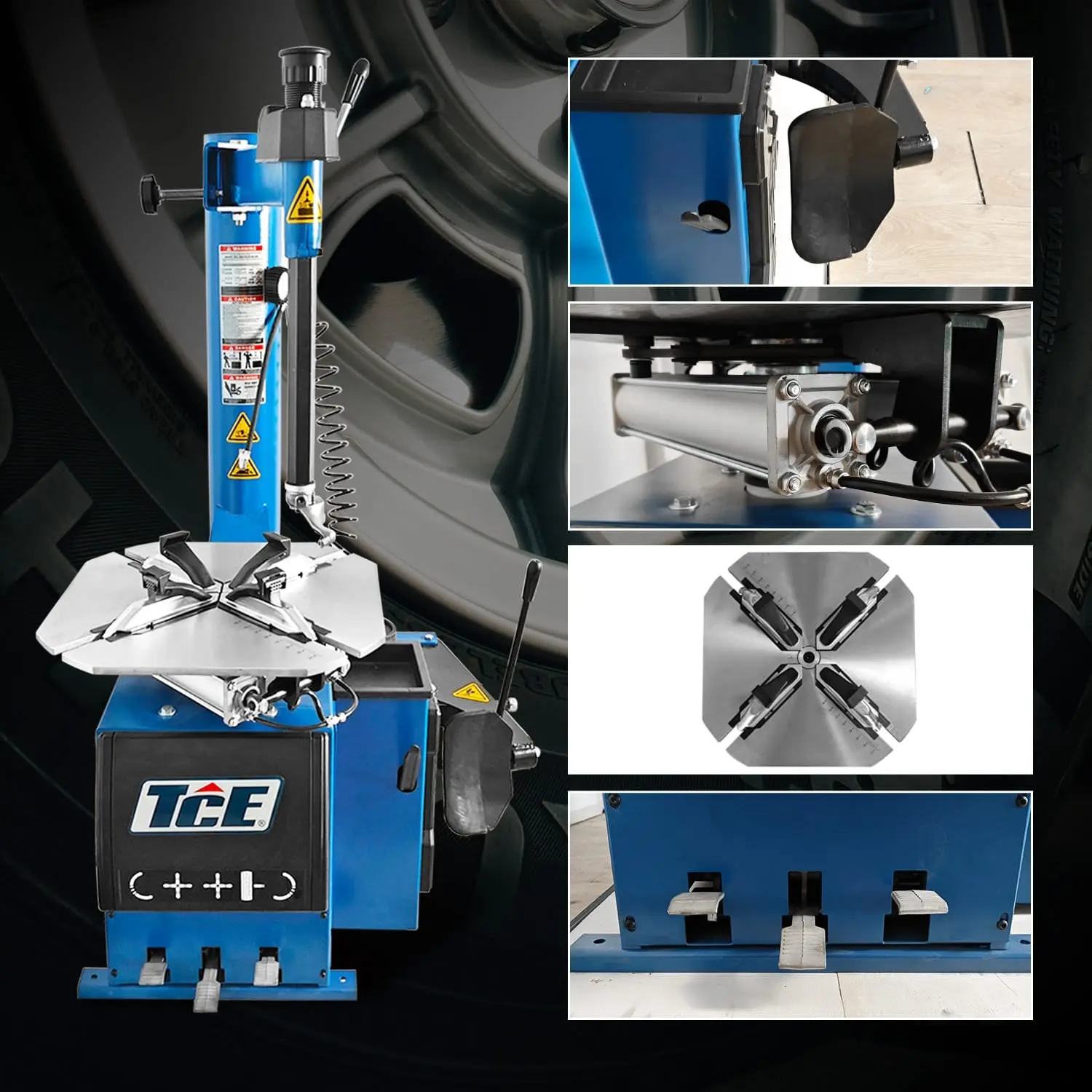 TCE 3 Foot Plate Tire Changer & Wheel Balancer Machine Combo, 2 Year Warranty, TRJR-BTJ3+TRJR-PHJ - Image 8