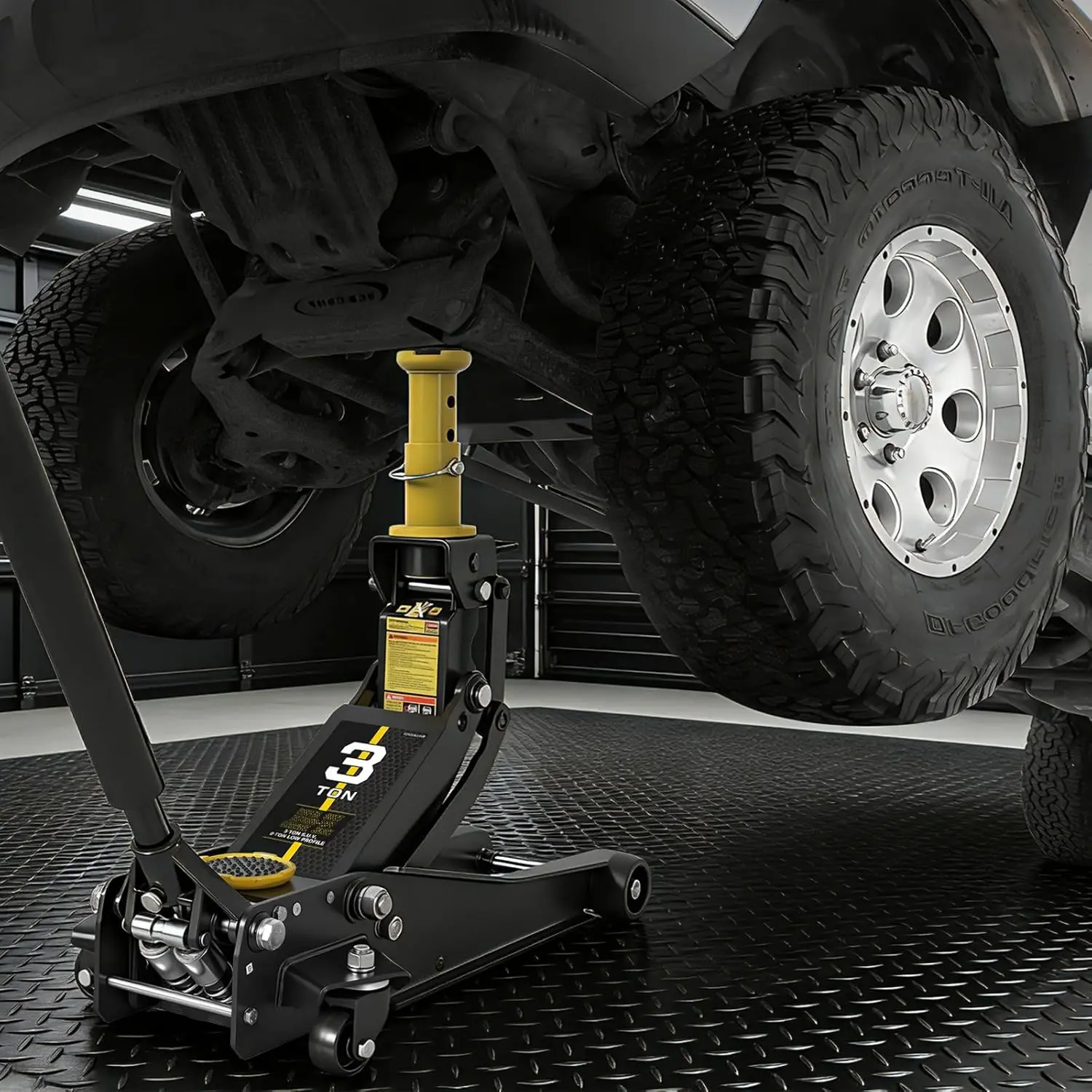 TCE Foldable Floor Jack 3 Ton Low and High Profile Professional Service Jack with Dual Piston Quick Lift Pump, Home and Workshop Car Maintenance for Various Vehicles - Image 7