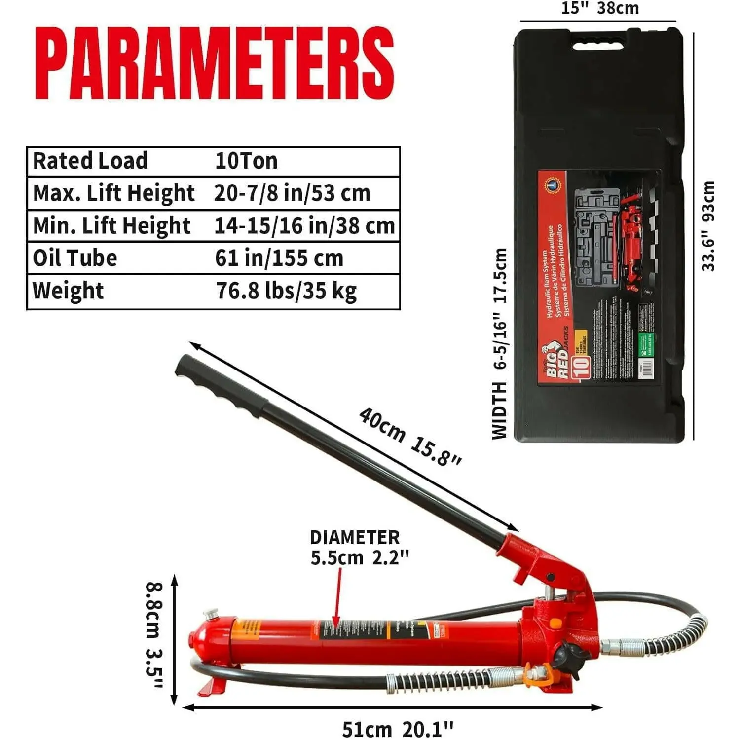 TCE Hydraulic Body Repair Kit - Image 7
