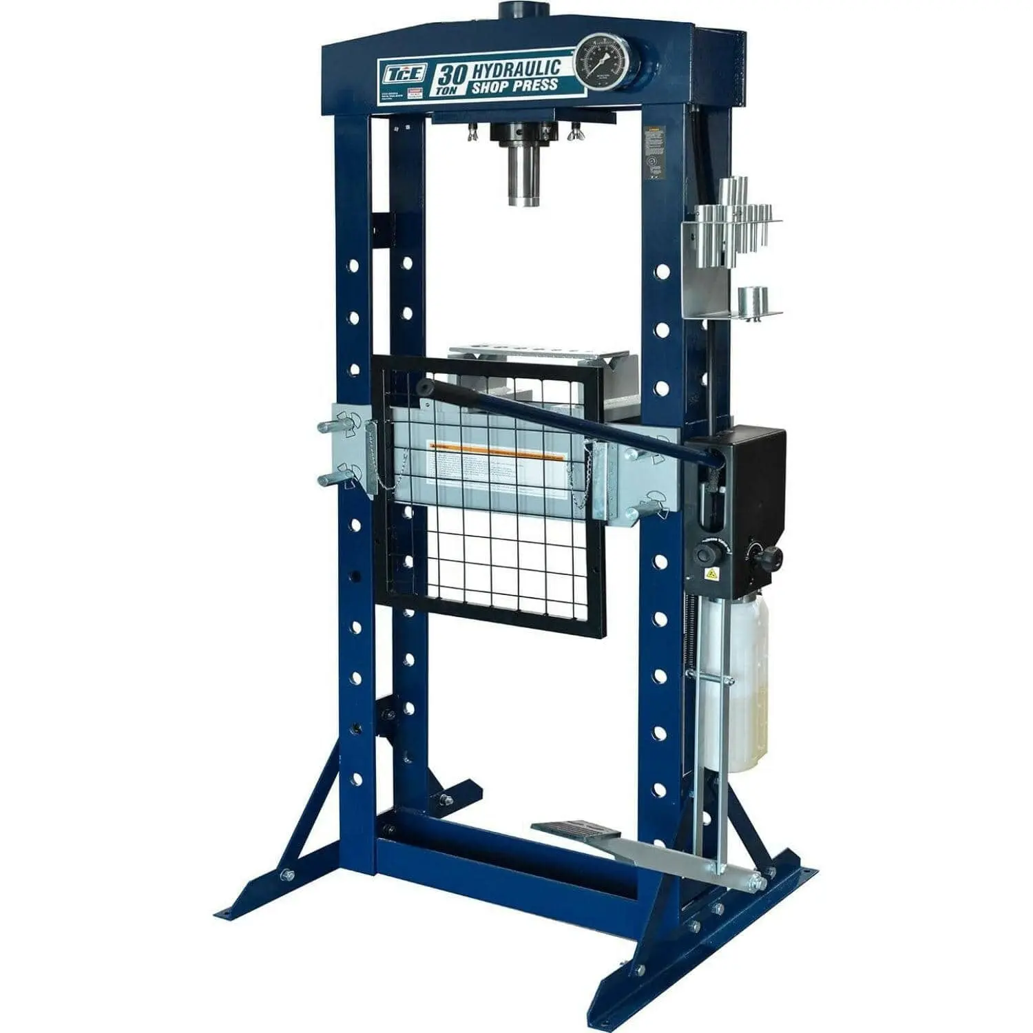 TCE 30 Ton Hydraulic Manual Shop Press, 2 Year Warranty, TY30030