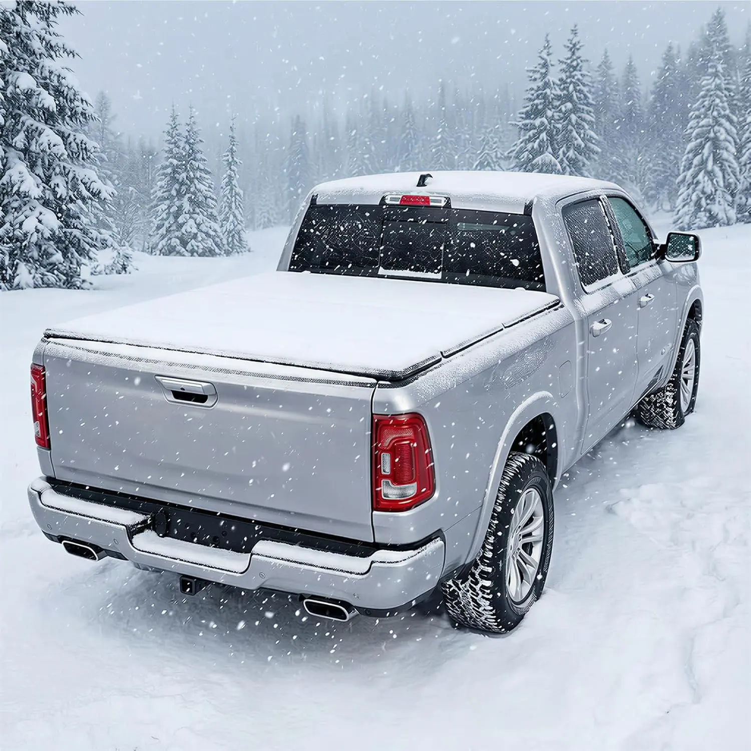 TCE Truck Bed Cover,Hard Folding Truck Tonneau Covers Compatible with 2015-2026 Ford F-150 - Image 14