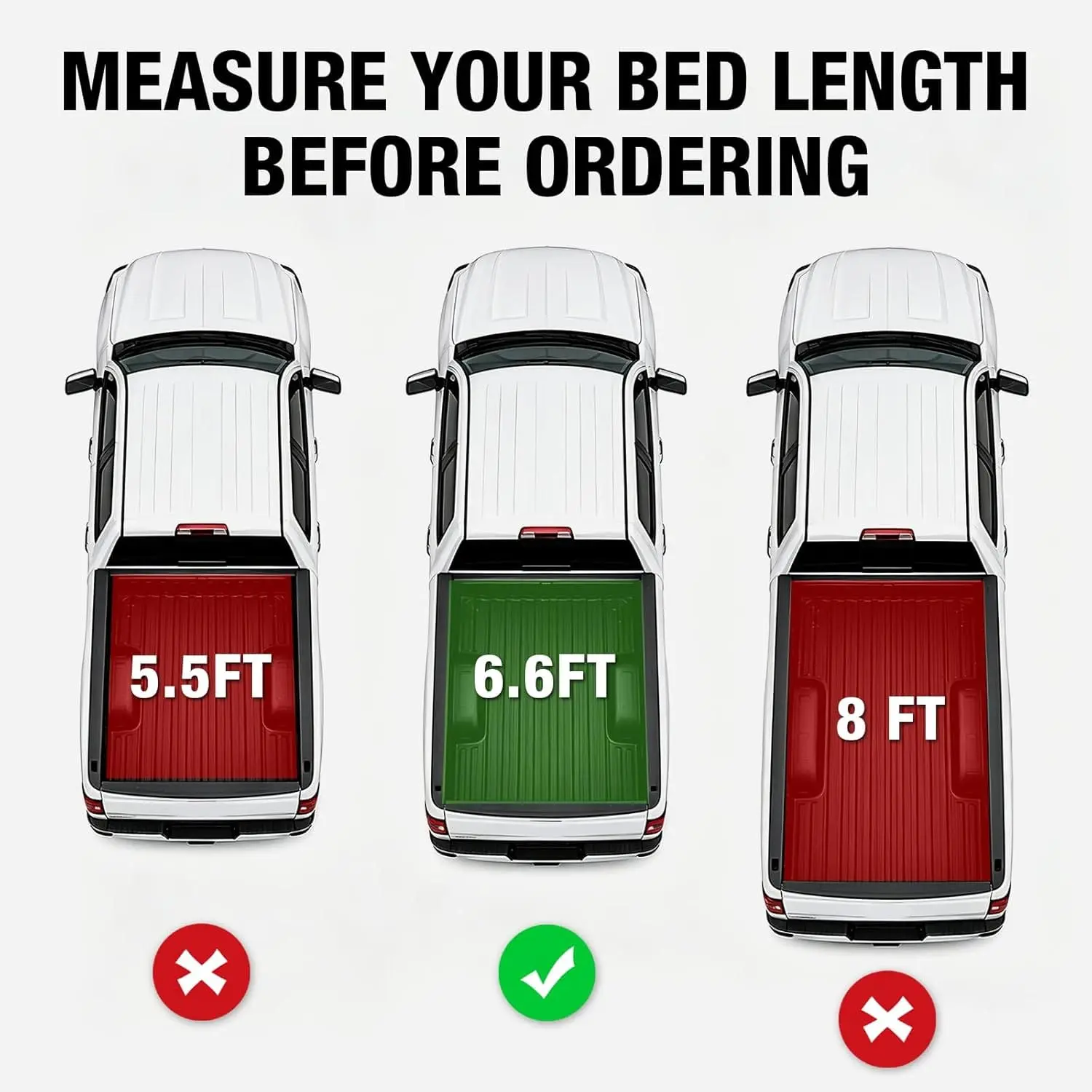 TCE Truck Bed Cover,Hard Folding Truck Tonneau Covers Compatible with 2015-2026 Ford F-150 - Image 28