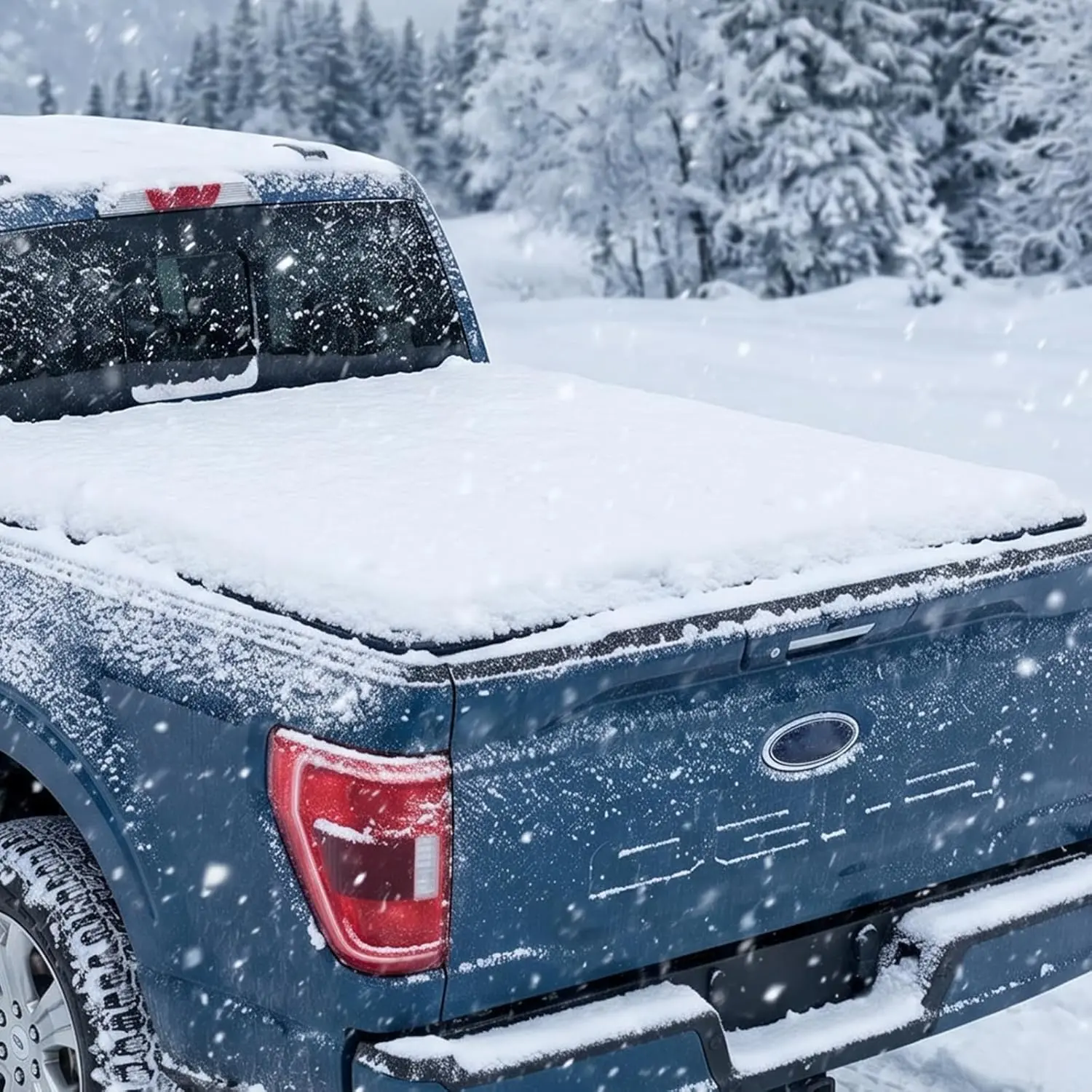 TCE Truck Bed Cover,Hard Folding Truck Tonneau Covers Compatible with 2015-2026 Ford F-150 - Image 6