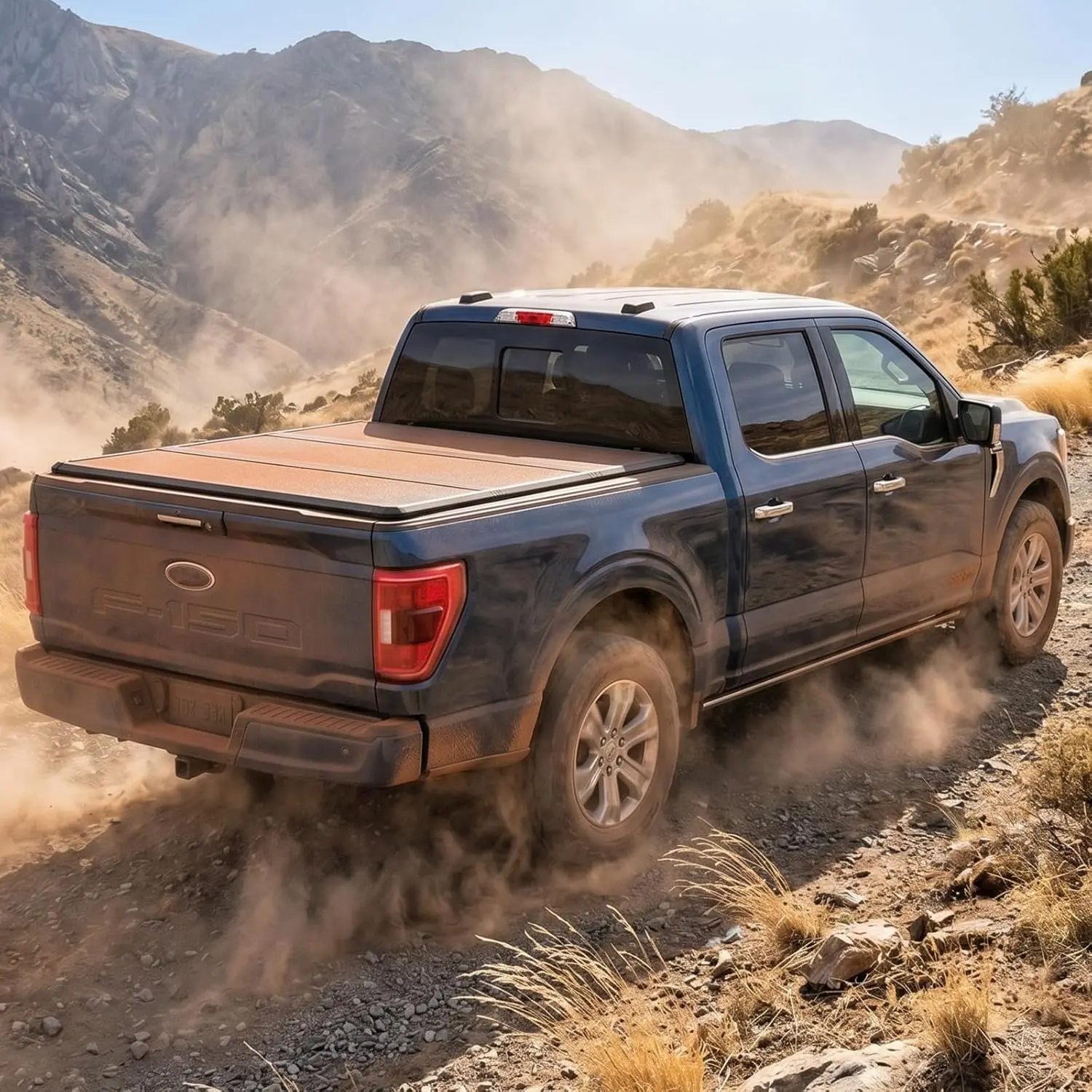 TCE Truck Bed Cover,Hard Folding Truck Tonneau Covers Compatible with 2015-2026 Ford F-150 - Image 7