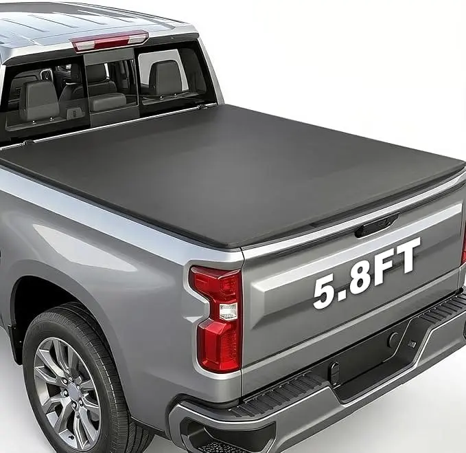 TCE Truck Tonneau Cover, Soft Tri-Fold Truck Bed Cover Compatible with 2015-2026 Ford F-150 - Image 15