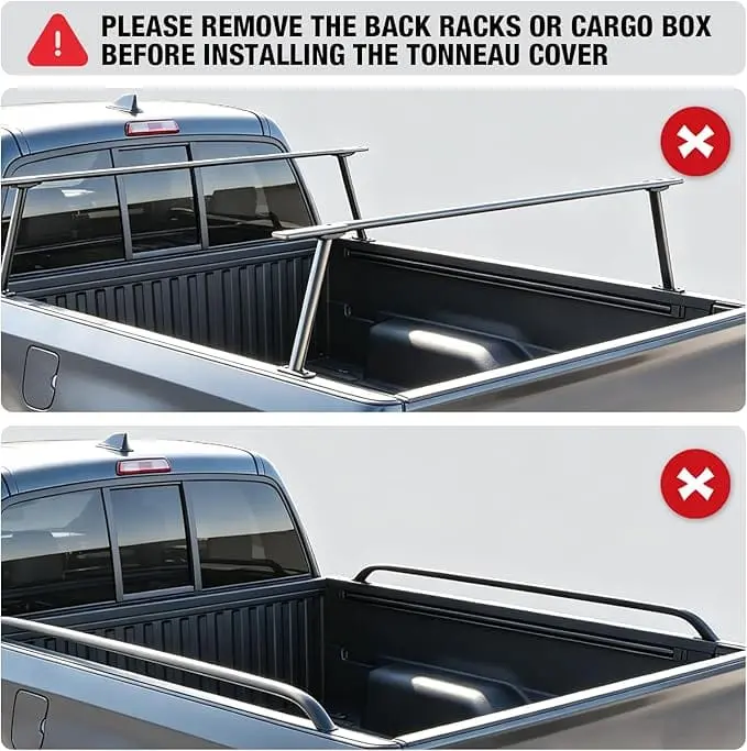 TCE Truck Tonneau Cover, Soft Tri-Fold Truck Bed Cover Compatible with 2015-2026 Ford F-150 - Image 23