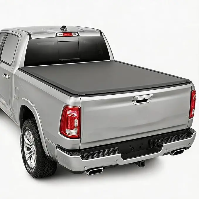 TCE Truck Tonneau Cover, Soft Tri-Fold Truck Bed Cover Compatible with 2015-2026 Ford F-150 - Image 8