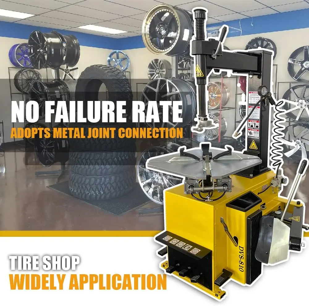 Tire Changer and Economic Wheel Balancer Combo, 1.5HP Motor with 0.25KW Pure Copper, 110V for 10-24" Rims, Cost-Effective Tire Service Set for Garage - Image 4