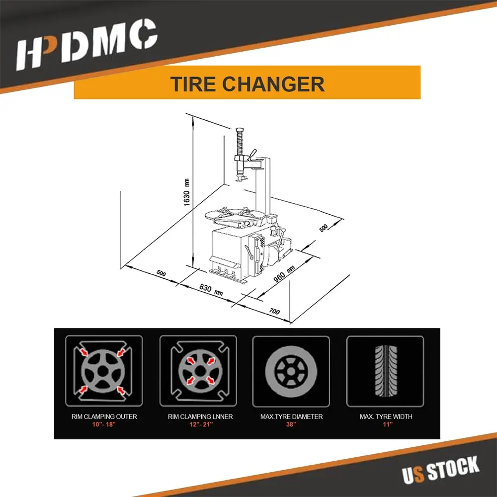Tire Changer Tire Repair Machine (USA IN STOCK) - Image 6