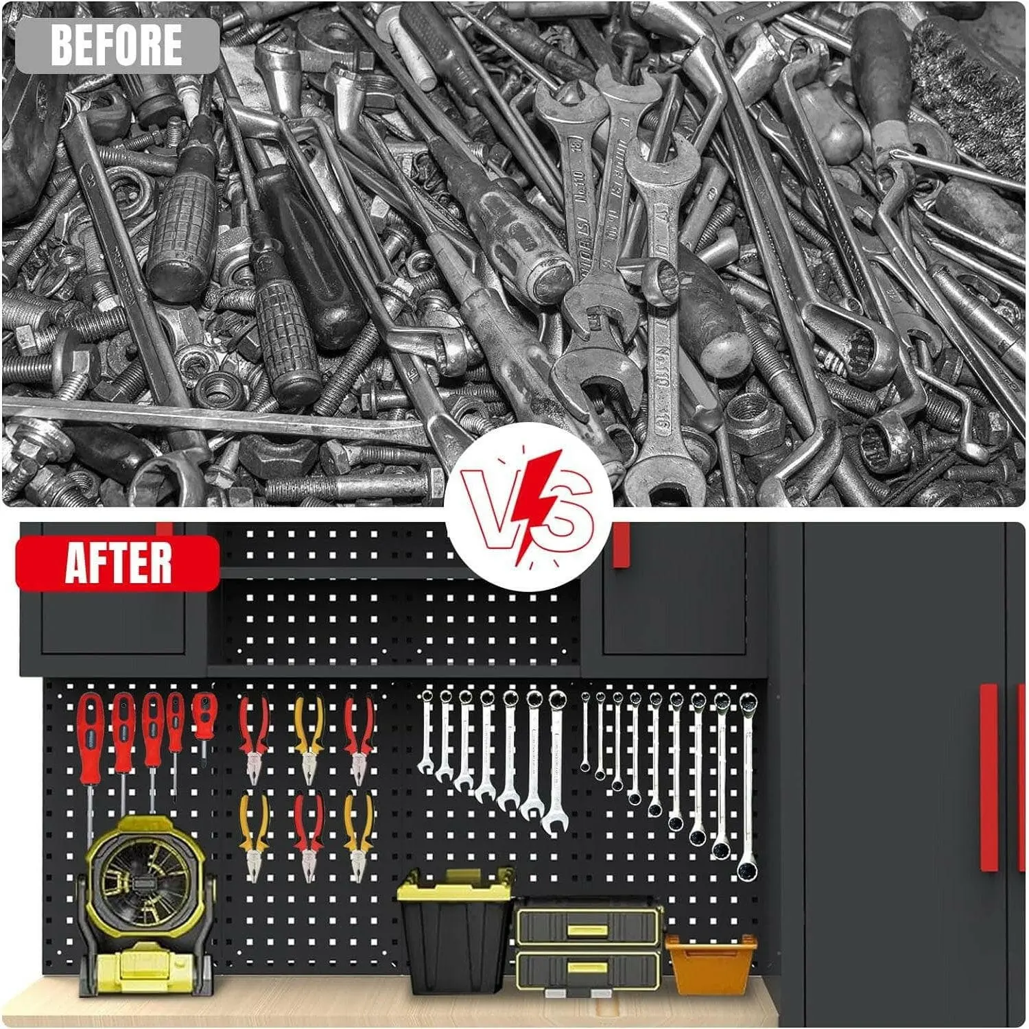 TCE R&B Series 24 Piece Professional Garage Cabinet Set - Image 5