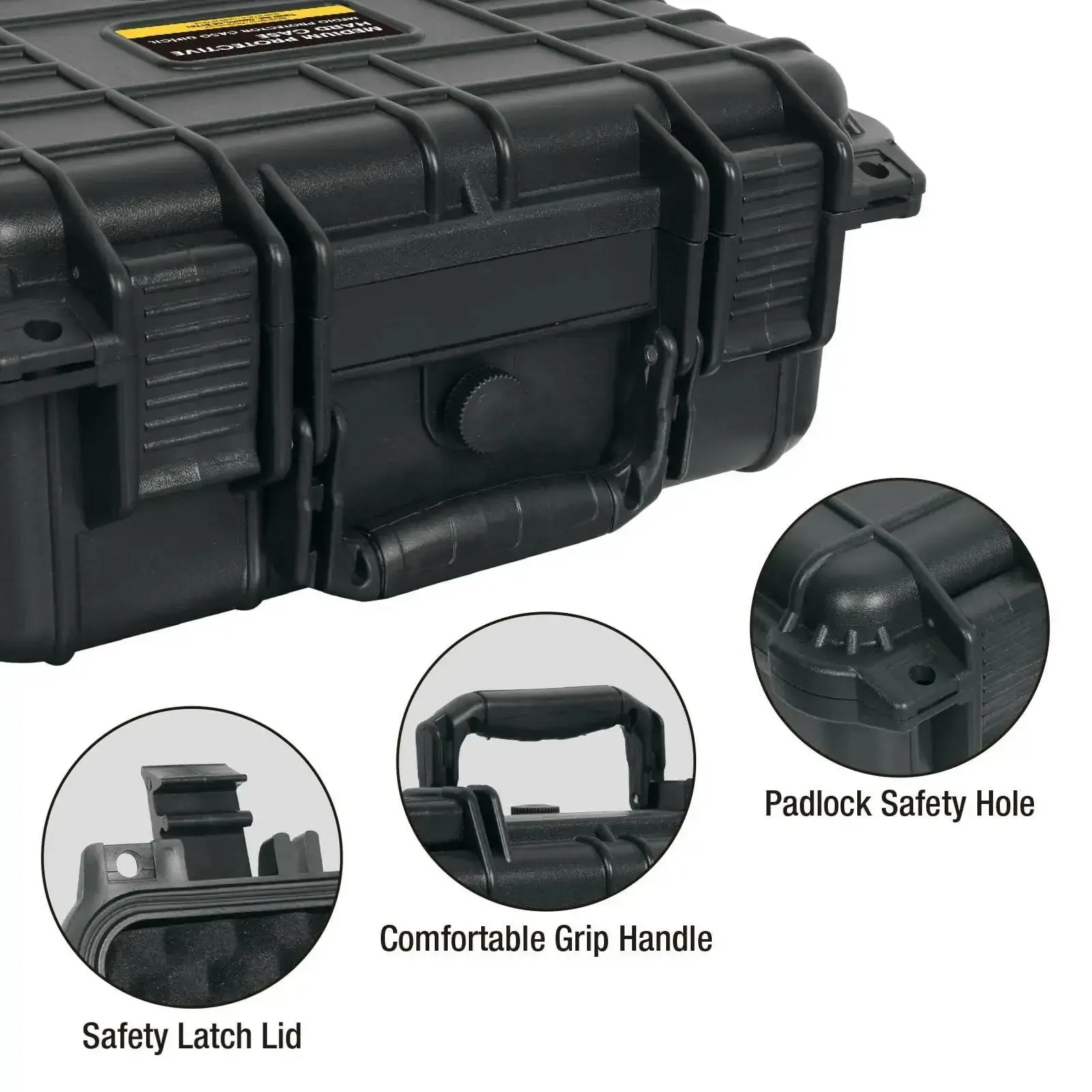 TORIN Waterproof Hard Case with Customizable Pluck Foam Interior for Test Instruments Compact Cameras and Tools - Image 12