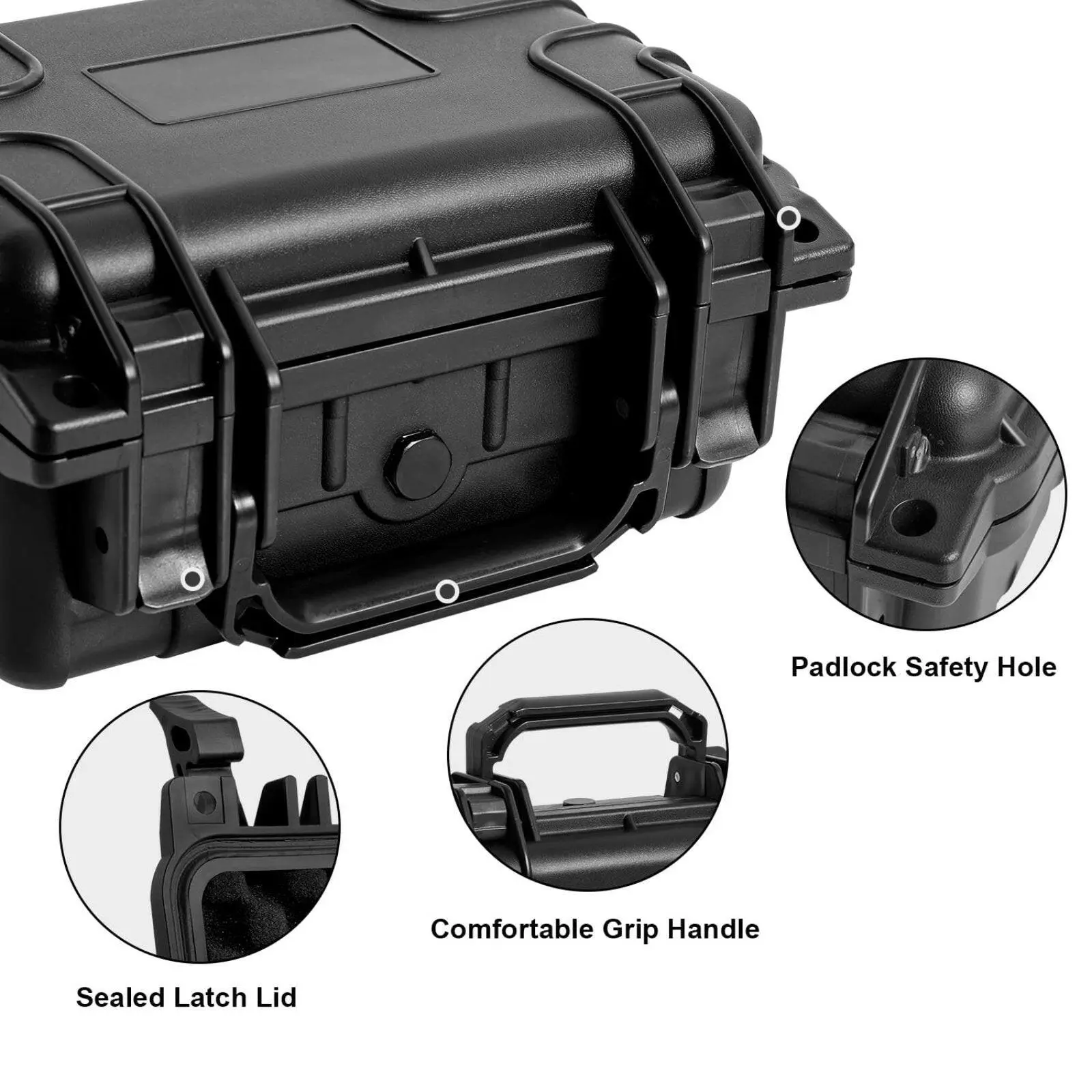 TORIN Waterproof Hard Case with Customizable Pluck Foam Interior for Test Instruments Compact Cameras and Tools - Image 3