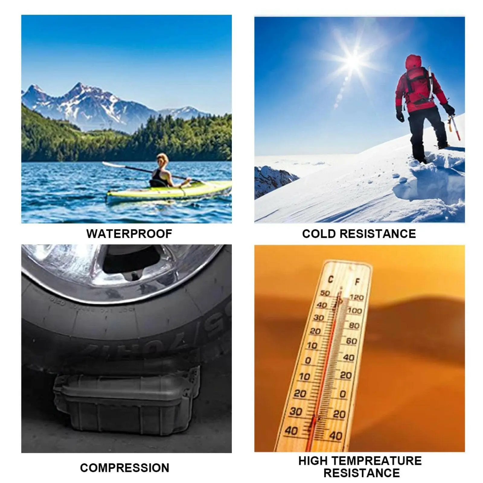 TORIN Waterproof Hard Case with Customizable Pluck Foam Interior for Test Instruments Compact Cameras and Tools - Image 6