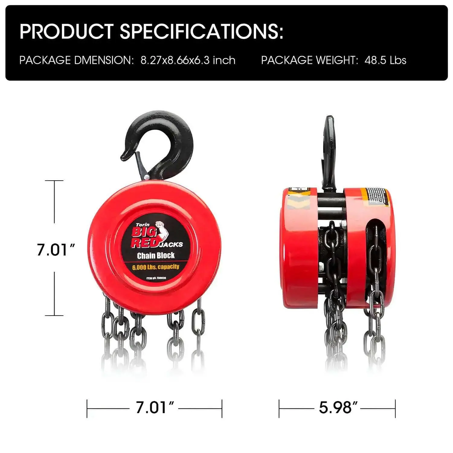 TORIN Manual Chain Hoist - Image 19